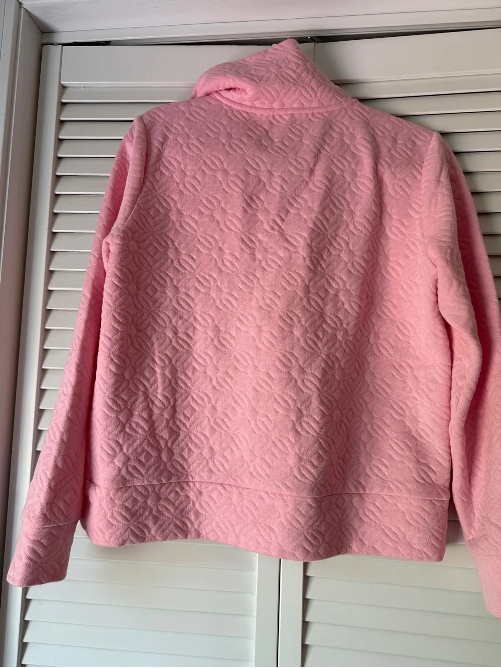 Lilly Pulitzer Pink Quilted Half-Zip Pullover